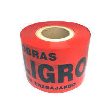ROLLO DE CINTA PELIGRO ROJO X 200MT
