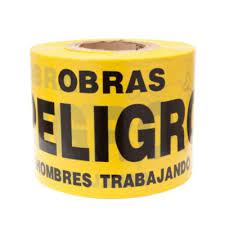 ROLLO DE CINTA PRECAUCION AMARILLO X 200 MT