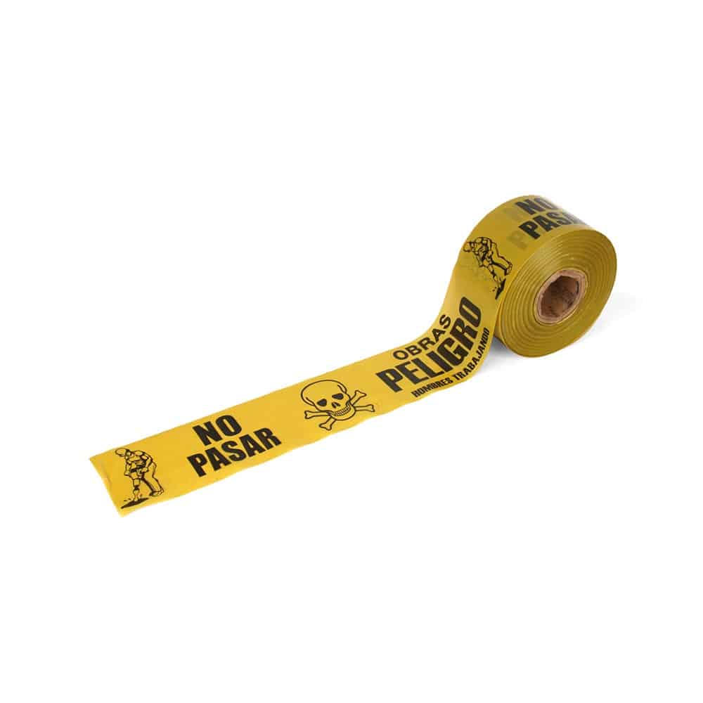 ROLLO DE CINTA PROHIBIDO EL PASO AMARILLO X 200 MT 1 ROLLO DE CINTA PROHIBIDO EL PASO AMARILLO X 200 MT