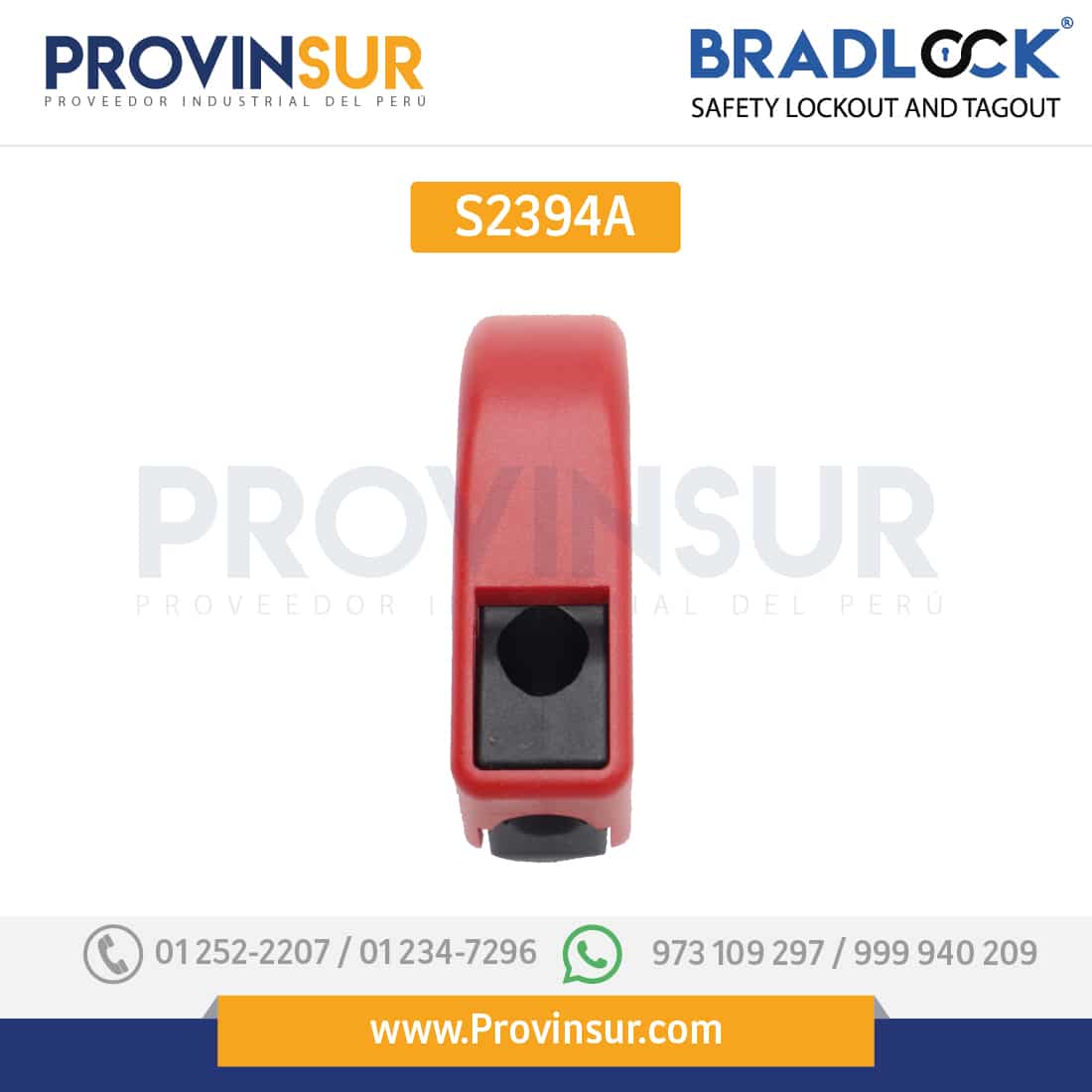 BLOQUEO DISYUNTOR 50×27.5MM S2394A BRADLOCK 4 BLOQUEO DISYUNTOR 50×27.5MM S2394A BRADLOCK