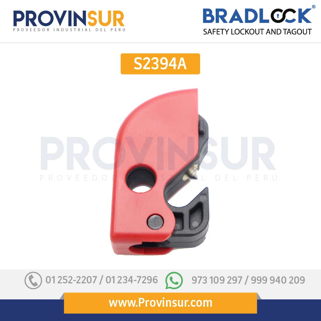 BLOQUEO DISYUNTOR 50×27.5MM S2394A BRADLOCK 2 BLOQUEO DISYUNTOR 50×27.5MM S2394A BRADLOCK
