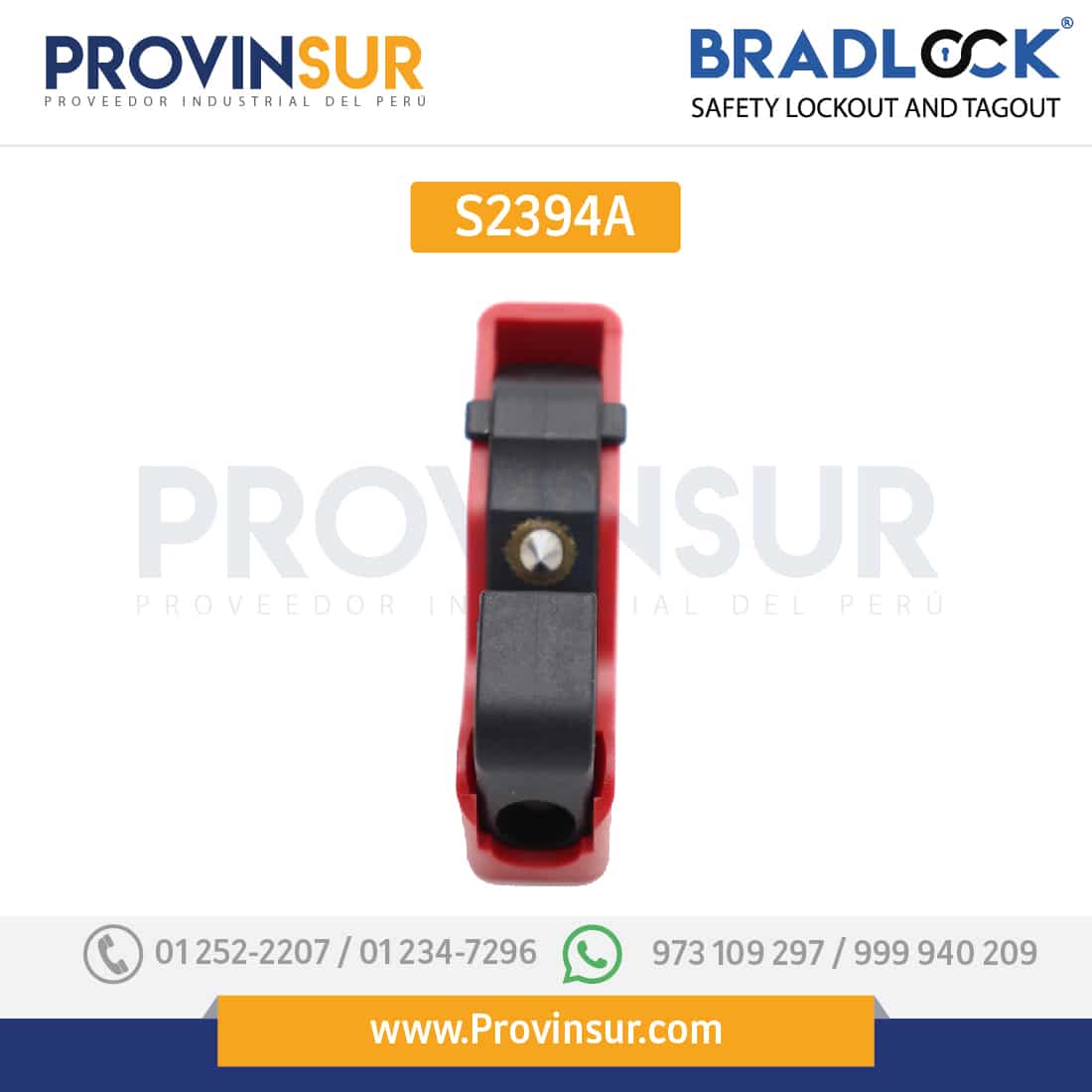 BLOQUEO DISYUNTOR 50×27.5MM S2394A BRADLOCK 3 BLOQUEO DISYUNTOR 50×27.5MM S2394A BRADLOCK