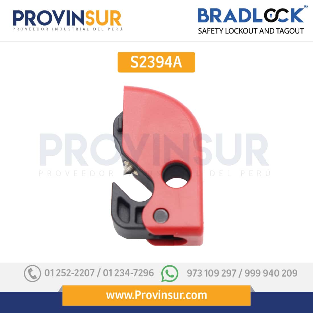 BLOQUEO DISYUNTOR 50×27.5MM S2394A BRADLOCK 1 BLOQUEO DISYUNTOR 50×27.5MM S2394A BRADLOCK