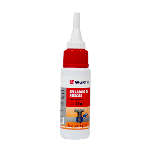 SELLADOR DE ROSCAS RESISTENCIA MEDIA X 25 GRS 00893-243-25 - WURTH 1 SELLADOR DE ROSCAS RESISTENCIA MEDIA X 25 GRS 00893-243-25 - WURTH