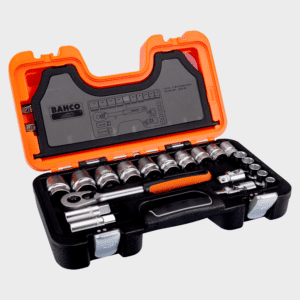 SET DADOS Y ACCESORIOS ENC 1/2" 24P S240AF BAHCO