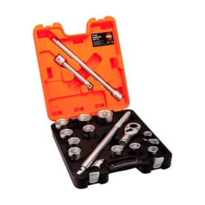 SET DE DADOS LLAVES Y ACCESORIOS ENC 1/2" 40P S400 BAHCO