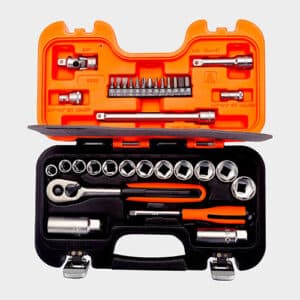 SET DE DADOS Y ACCESORIOS ENC 1/4"-3/8 34P S330 SET 6PZS BAHCO
