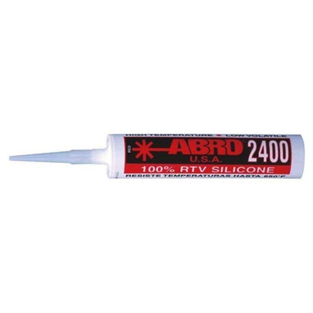 SILICONA ROJA ALTA TEMPERATURA 2400 ABRO 10OZ 1 SILICONA ROJA ALTA TEMPERATURA 2400 ABRO 10OZ
