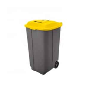 TACHO AMARILLO MODELO ECOPLAST METALES 55L