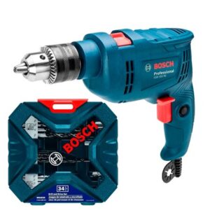 TALADRO ELÉCTRICO MANUAL 550W + MALETA PLÁSTICA GSB 550RE BOSCH 0601.1B