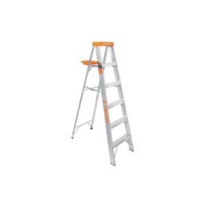 TRUPER ESCALERA TIPO TIJERA CON BANDEJA 102 KG TIPO II 6 PELDAÑOS 16744 TRUPER