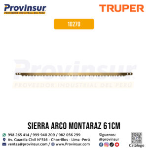 Arco jardinero AJT-24 segueta de repuesto 10270 Truper