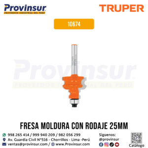 Broca Router Jovel 1'' con Balero 10674 Truper