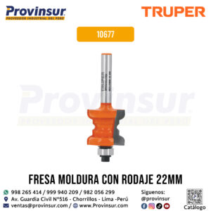 Broca para Router Collarín 7/8'' con Balero 10677 Truper