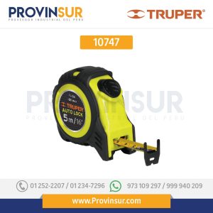 Flexómetro Auto Lock, 5 m, cinta 19 mm 10747 Truper