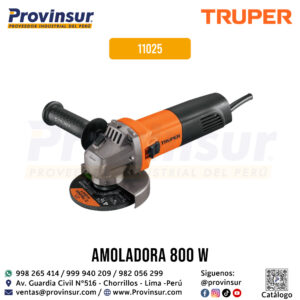 Esmeriladora Angular 4-1/2'' Profesional 220V 800 W 11025 Truper
