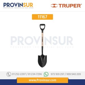 Pala redonda, modelo T-1000, puño "Y" 11167 Truper