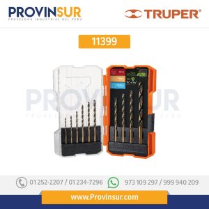 Juego de brocas de alta velocidad, 10 piezas 11399 Truper