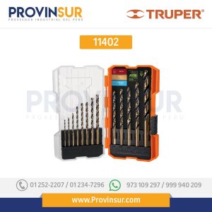 Juego de brocas de alta velocidad, 13 piezas 11402 Truper