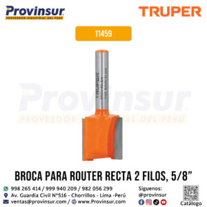 Broca para Router Recta de 2 Filos 3/4 Pulgadas 11459 Truper