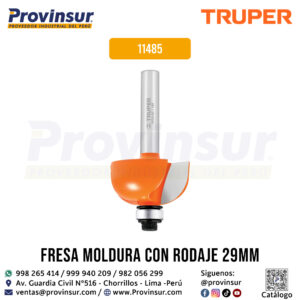 Broca para router bocel cuarto 1-1/8 pulgadas con balero 11485 Truper