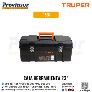 Caja para herramientas de 23 pulgadas industrial 11506 Truper