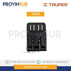 Portaherramientas de cuero, 11 compartimentos 11514 Truper