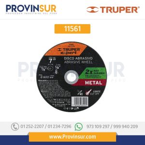 Disco para corte de metal, tipo 41, diámetro 7" 11561 Truper