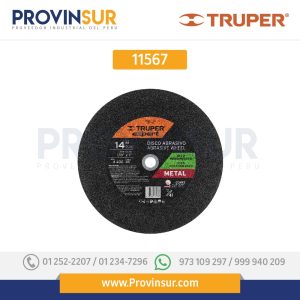 Disco para corte de metal, tipo 41, diámetro 14" 11567 Truper