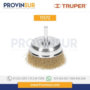 Carda de copa, alambre grueso, 2-3/4" para taladro 11572