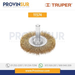 Carda circular 2", alambre fino, para taladro 11574 Truper