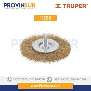 Carda circular 4" para taladro 11590 Truper