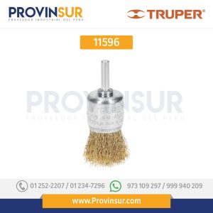 Carda de copa, alambre grueso, 1-1/8" para taladro 11596 Truper