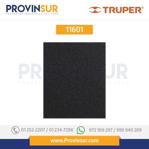 Lija de esmeril negra respaldo de tela, grano 50 11601 Truper