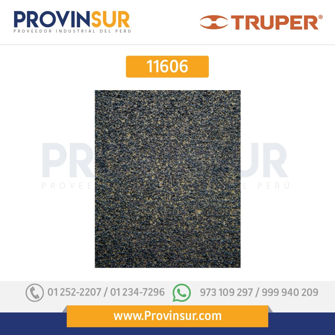 Lija para madera papel cabinet, grano 36 11606 Truper 1 Lija para madera papel cabinet, grano 36 11606 Truper