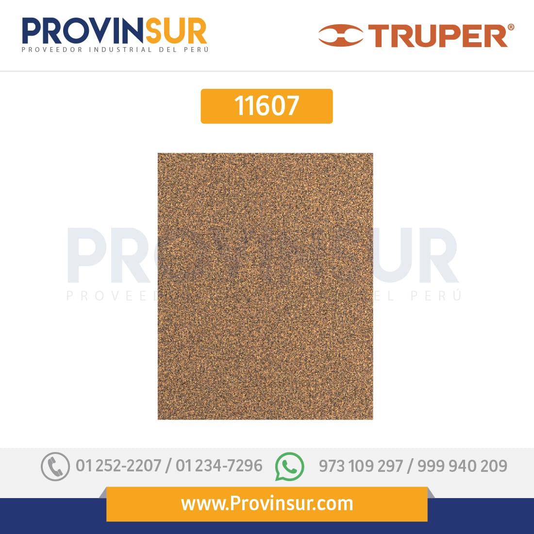Lija para madera papel cabinet, grano 40 11607 Truper 1 Lija para madera papel cabinet, grano 40 11607 Truper