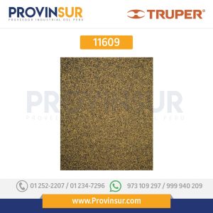 Lija para madera papel cabinet, grano 60 11609 Truper