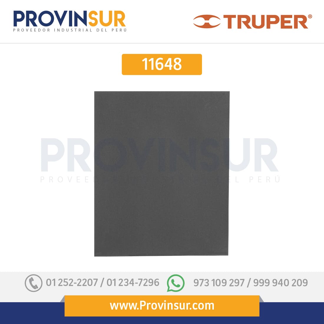 Lija de agua microfina papel impermeable, grano 2000 11648 Truper 1 Lija de agua microfina papel impermeable, grano 2000 11648 Truper
