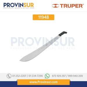 MACHETE TRUPER 706 H 24" CON MANGO NEGRO 11948 Truper