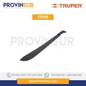 MACHETE TRUPER 706 NAT 24" CON MANGO NEGRO 11949 Truper