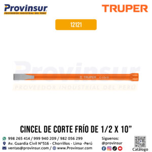 Cincel de corte frío 1/2 X 10 pulgadas 12121 Truper