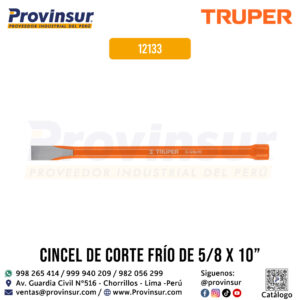Cincel de corte frío 5/8 X 10 pulgadas 12133 Truper