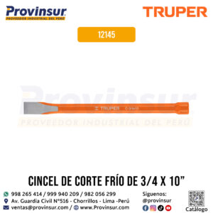 Cincel de corte frío 3/4 X 10 pulgadas 12145 Truper