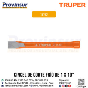 Cincel de corte frío de 1 X 10 pulgadas 12163 Truper
