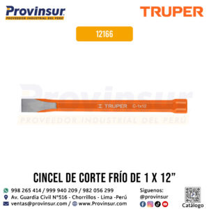Cincel de corte frío de 1 X 12 pulgadas 12166 Truper