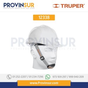 Barboquejo con barbilla para casco de seguridad industrial 12338 Truper
