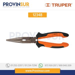 Pinza punta y corte 7", mango comfort grip 12348 Truper