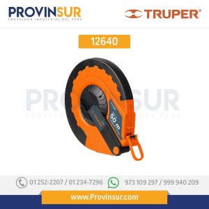 Cinta larga, carcasa plástica, 50 m, metálica 12640 Truper