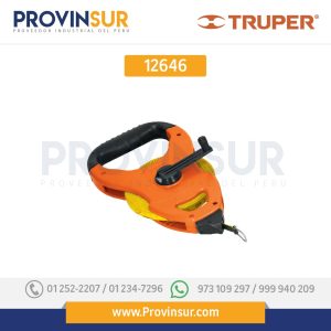 Cinta larga fibra de vidrio, tipo cruceta, 30 m, metálica 12646 Truper