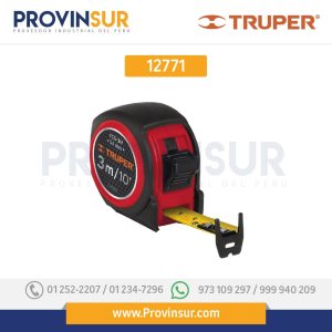 Flexómetro compacto con grip, 3 m, cinta 16 mm 12771 Truper